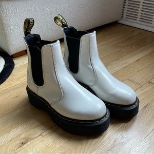white doc marten platform 2976